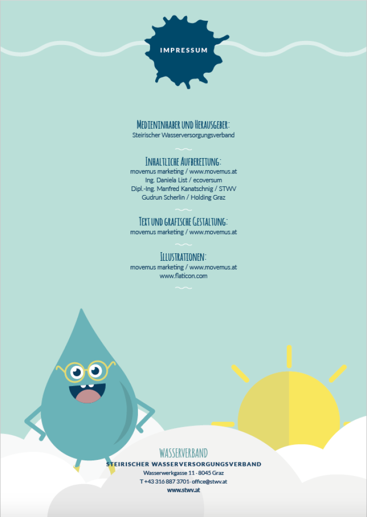 Wasser macht Schule Ausschnitt aus der Projektmappe